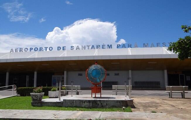 O Aeroporto de Santarém, no Pará, recebe voos de poucos estados brasileiros