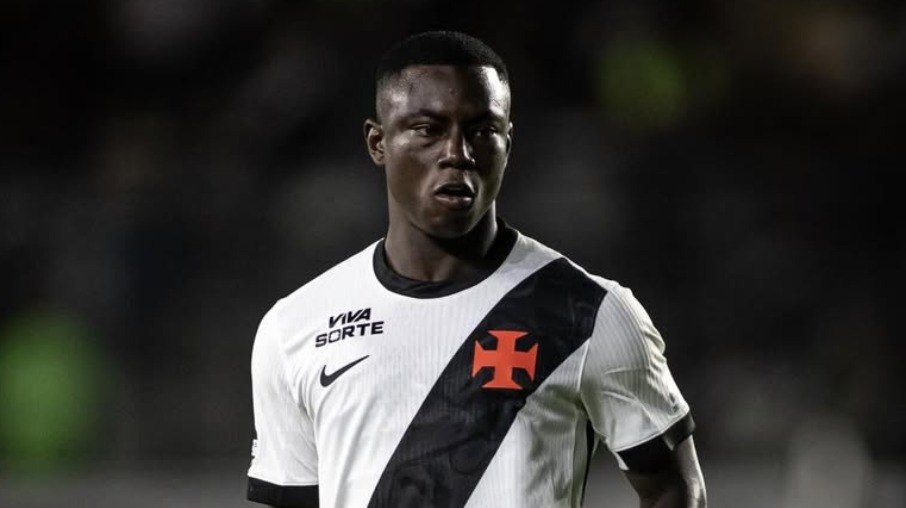 Marino Hinestroza chegou ao Vasco em janeiro de 2026 Marino Hinestroza chegou ao Vasco em janeiro de 2026