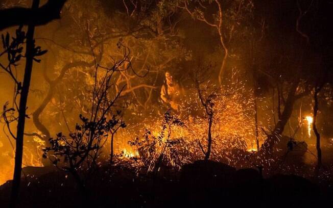 Maior parte do incêndio na Chapada dos Veadeiros é controlado