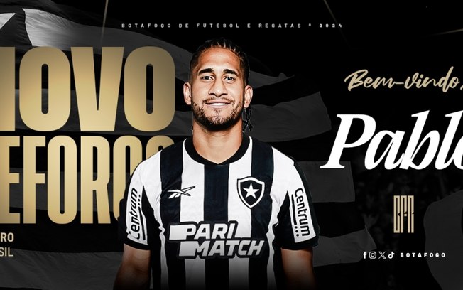 Botafogo anuncia oficialmente a contração do zagueiro Pablo
