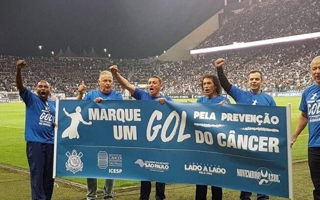O Corinthians receberá em sua Arena uma ação pelo Novembro Azul, campanha de conscientização do câncer de próstata