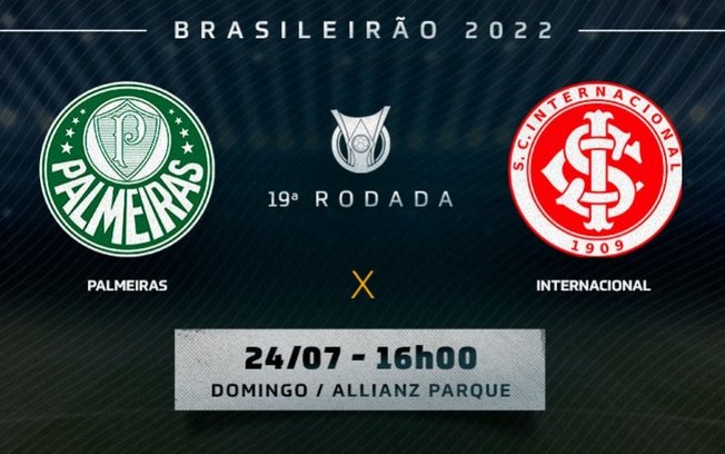 Palmeiras x Internacional: prováveis times, desfalques e onde assistir ao duelo pelo Brasileirão