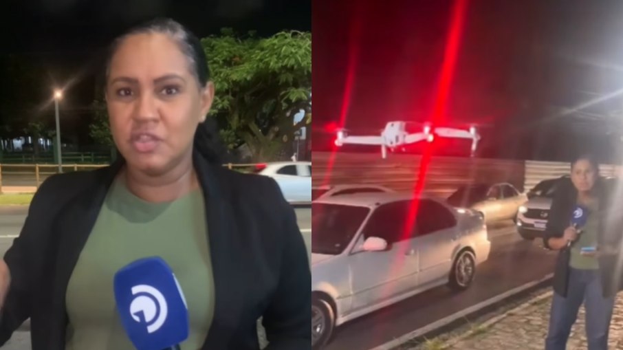 Repórter mostra curiosidade ao vivo