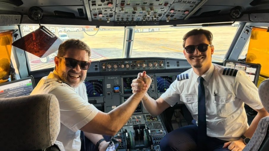 Wilson Itiberê e Matheus Itiberê atuaram juntos no voo LA8022 que decolou de Guarulhos