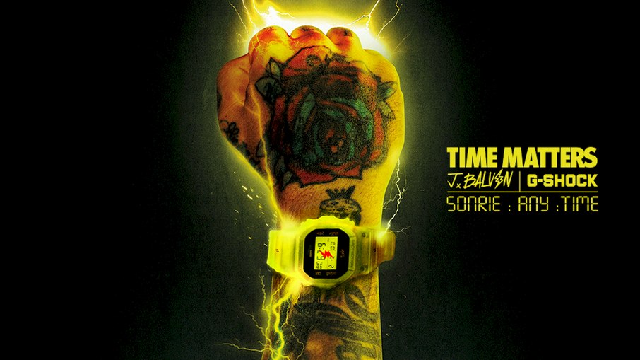 Casio lança collab entre J Balvin e G-Shock Casio lança collab entre J Balvin e G-Shock