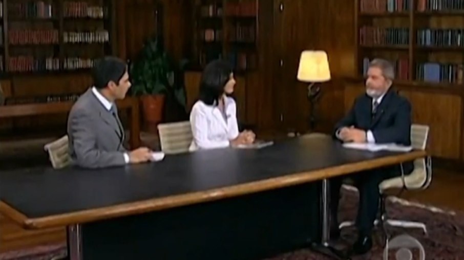 Lula no Jornal Nacional em 2006