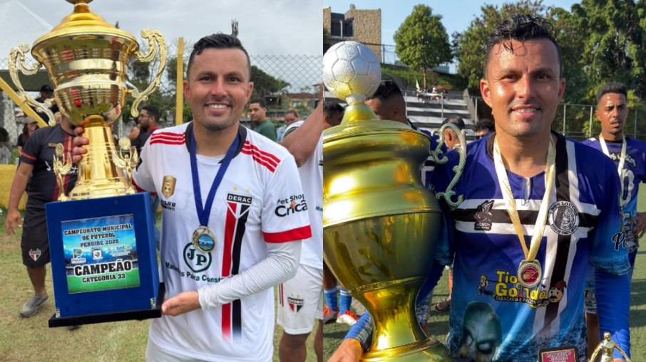 Jorge Mauá com troféus conquistados em 2025