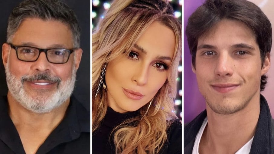 Alexandre Frota, Lívia Andrade e Gabriel Tavares