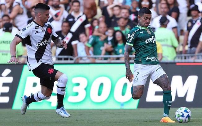 Vasco e Palmeiras ficaram no 2 a 2 no Maracanã em 2023 Vasco e Palmeiras ficaram no 2 a 2 no Maracanã em 2023