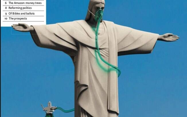 Com Cristo no oxigênio, Economist diz que Brasil precisa tirar Bolsonaro em 2022 para sair de crises