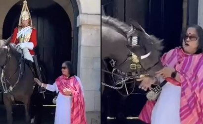Vídeo: cavalo da Guarda Real morde turista "abusada"