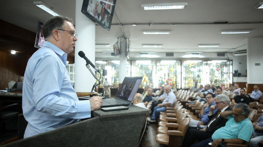 Marcelo Teixeira, presidente do Santos Marcelo Teixeira, presidente do Santos