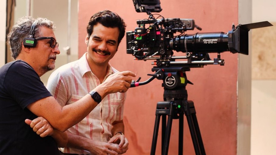 Kleber Mendonça e Wagner Moura em 'O Agente Secreto' Kleber Mendonça e Wagner Moura em 'O Agente Secreto'