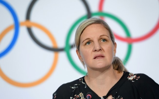 Kirsty Coventry, presidente da comissão de atletas do COI, em Lausanne, 9 de janeiro de 2020