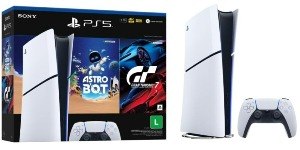PS5 Digital com Astro Bot e Gran Turismo 7 chega para venda