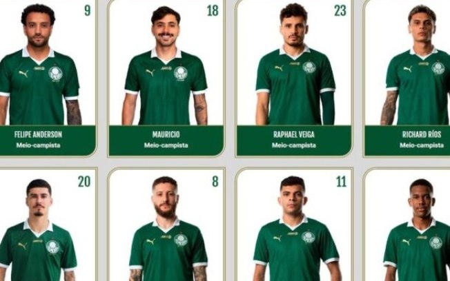 Jogadores do Palmeiras já aparecem sem o patrocínio da Crefisa no site do clube Jogadores do Palmeiras já aparecem sem o patrocínio da Crefisa no site do clube