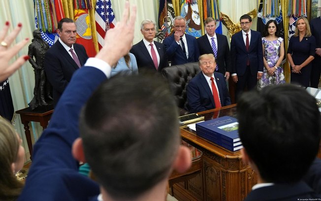 Trump tem histórico de vetar veículos de comunicação de eventos e entrevistas na Casa Branca