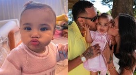 Filha de Neymar encanta ao mandar beijo com look de R$2,7 mil