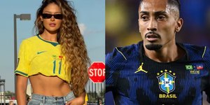 Esposa de Raphinha faz desabafo após eliminação do Brasil: "Dói"