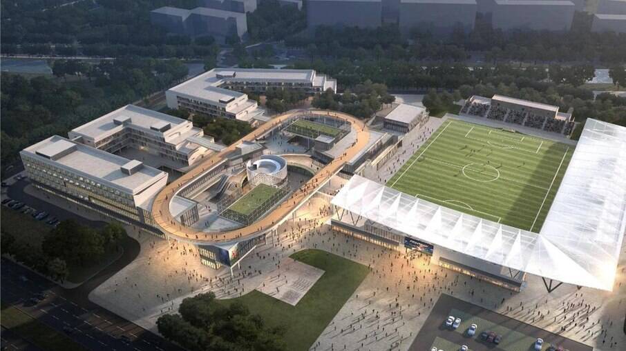 Novo estádio e dependências do CT do Zhongnan Codion, na província de Jiangsu. Novo estádio e dependências do CT do Zhongnan Codion, na província de Jiangsu.