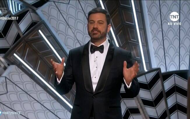 O apresentador Jimmy Kimmel agradou à frente da apresentação do Oscar em 2017