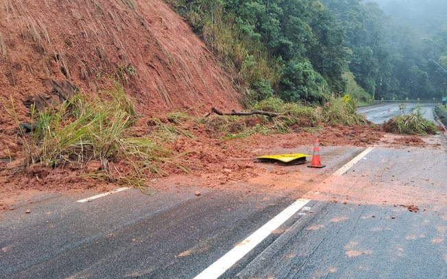 Serra da Tamoios tem 5 pontos de risco de deslizamento de terra - Foto
