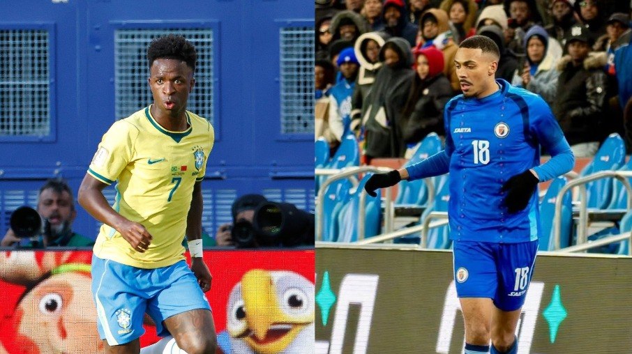 Vini Jr e Isidor são os protagonistas de Brasil e Haiti