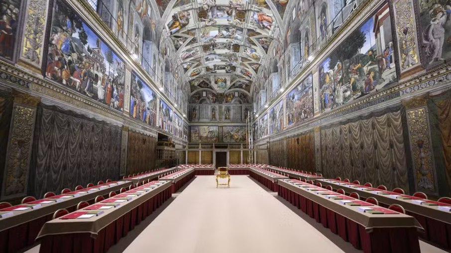 Capela Sistina é palco do Conclave há 533 anos, desde 1492. Capela Sistina é palco do Conclave há 533 anos, desde 1492.