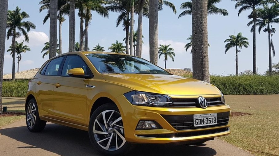 O Volkswagen Polo desembarcou em 2017 na cor Amarelo Kurkuma, mas nunca foi oferecido com essa pintura