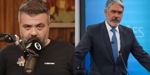 Sem debate: Globo se apequena e Igor 3K vira o "Bonner" da noite