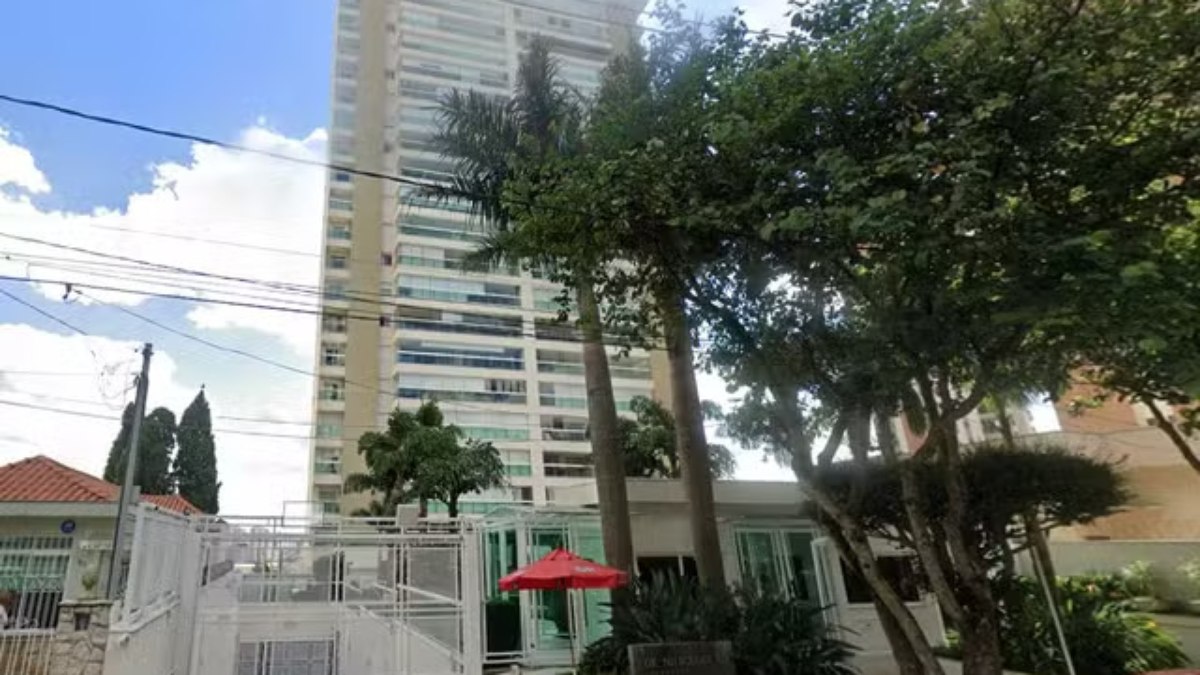 Fachada do condomínio na Zona Leste de SP