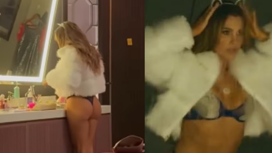 Flávia Alessandra viraliza por sua boa forma.