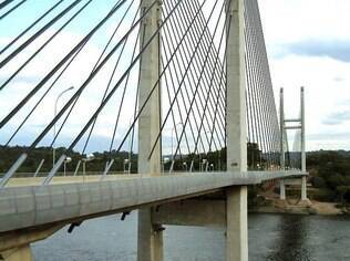 Ponte que liga Oiapóque, no Amapá, ao município de São Jorge, na Guiana Francesa