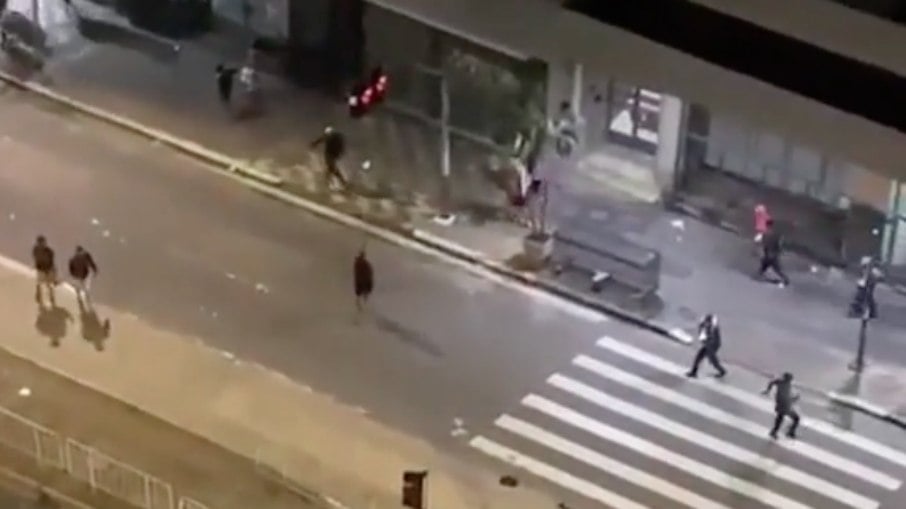 Tumulto na região do centro de São Paulo
