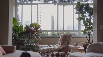 Fernanda Lima e Hilbert mostram apartamento de 150m; veja as fotos