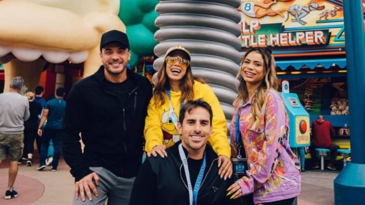 Anitta, Wesley Safadão, Lexa e Rodrigo Branco se encontraram nos EUA