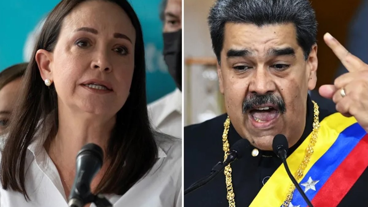 María Corina pede oposicionista no lugar de Maduro María Corina pede oposicionista no lugar de Maduro