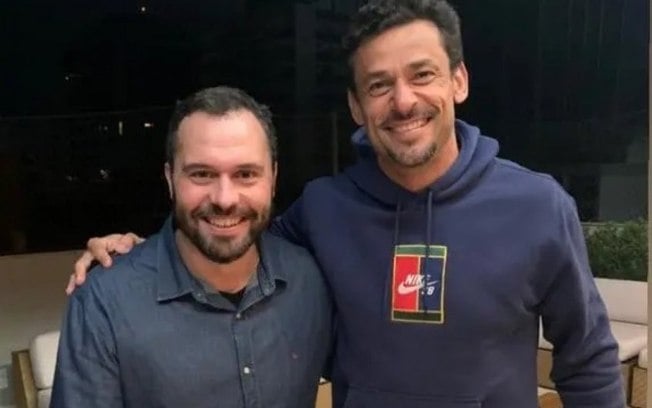 Fred e presidente do Fluminense se reencontram um mês após aposentadoria do artilheiro