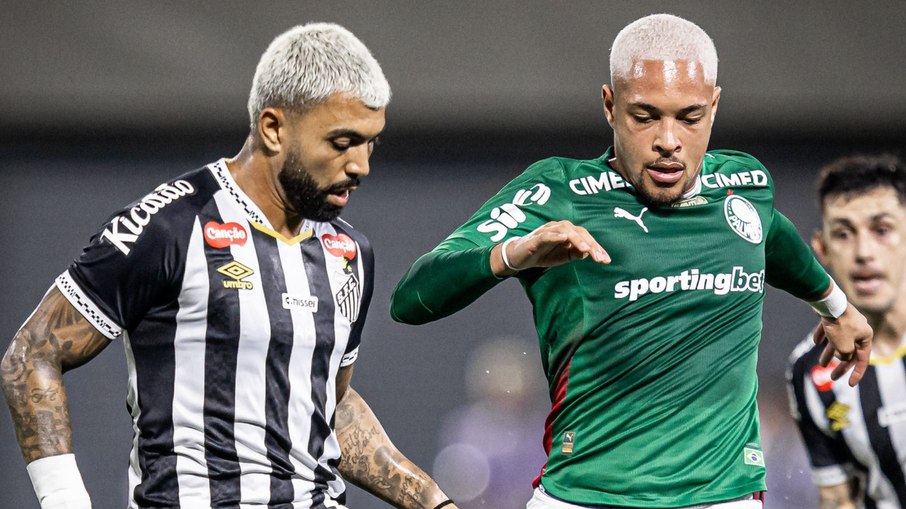 Gabigol e Vitor Roque - PAULISTÃO 2026 - Palmeiras x Santos - Arena Barueri