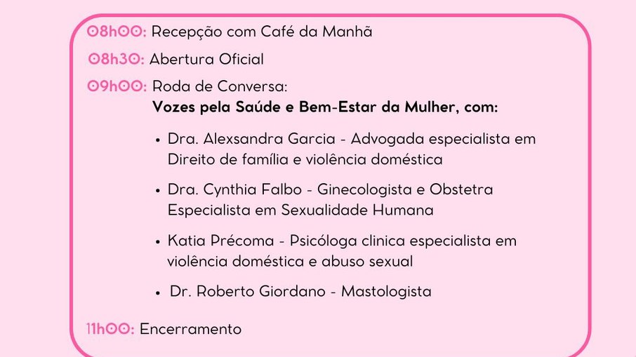 Instituto Ser com Amor realiza evento em celebração ao Outubro Rosa