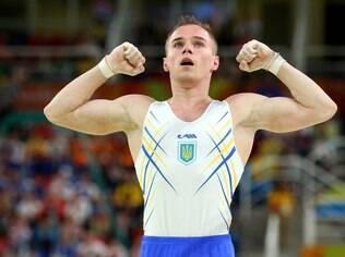 O ucraniano Oleg Verniaiev ucraniano chegou a ameaçar o ouro de Uchimura