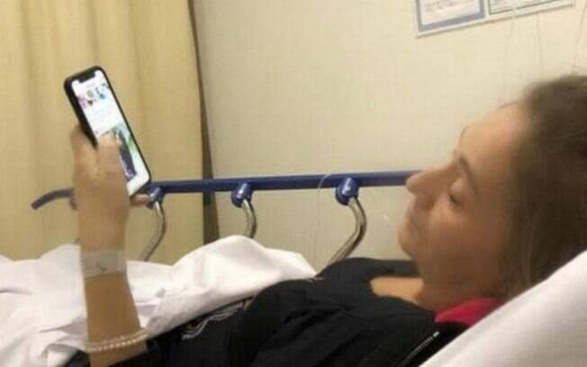 Sonia Abrão no hospital