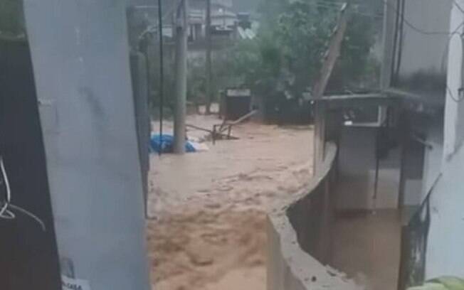 Chuva forte no Rio