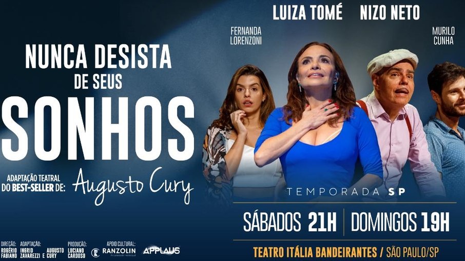 Fernanda Lorenzoni, Luiza Tomé, Nizo Neto e Murilo Cunha estão em cartaz em SP 