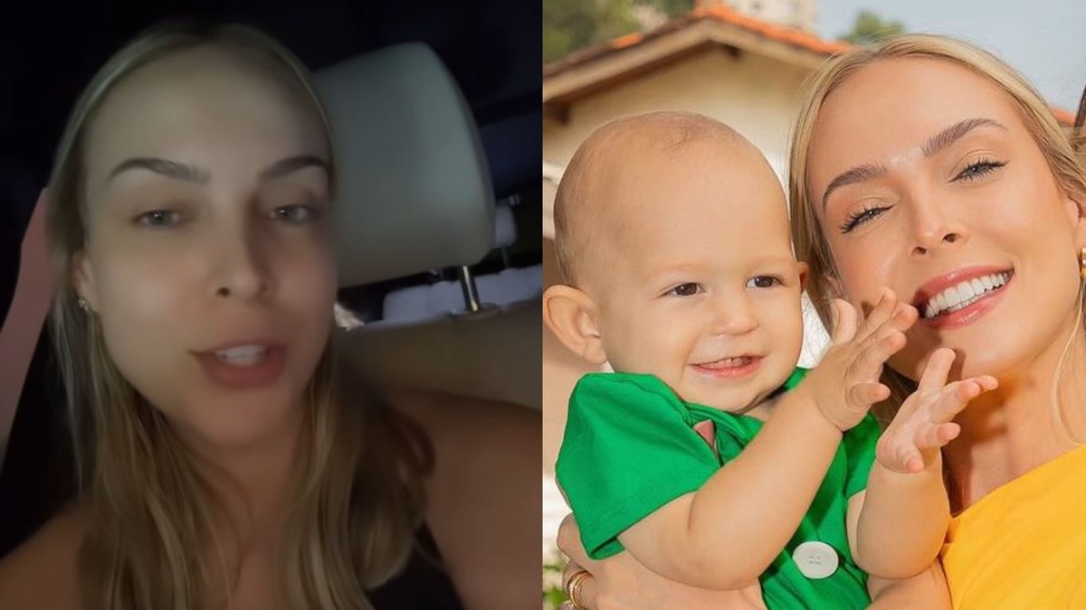 Tata Estaniecki comemorou os 9 meses de vida do bebê antes dele ser criticado