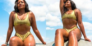 Gaby Amarantos exibe corpo 25 quilos mais magro em fotos de biquíni no Pará