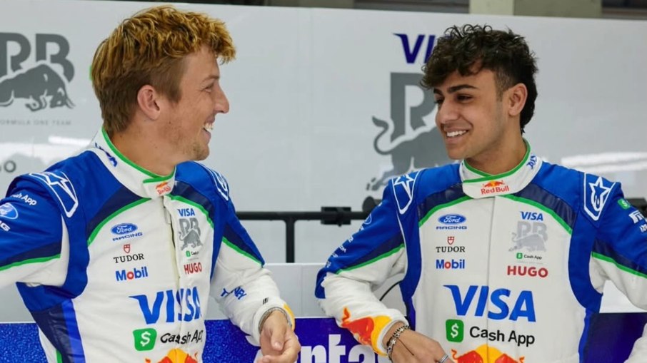 Lawson e Lindblad: dupla da Racing Bulls