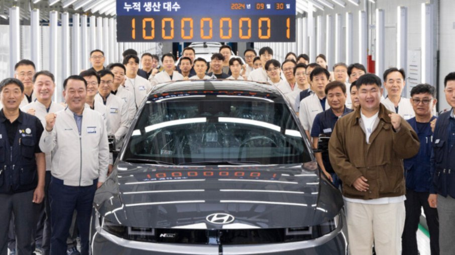 Hyundai Motor atinge marca de 100 milhões de veículos produzidos globalmente Hyundai Motor atinge marca de 100 milhões de veículos produzidos globalmente