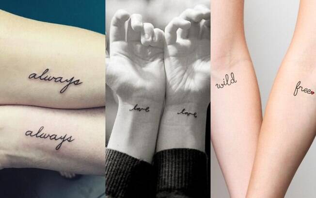 tatuagens com palavras