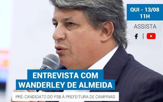 Wanderley de Almeida é o entrevistado do iG nesta quinta-feira (13).